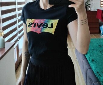 Černé triko Levis vel. S - 3
