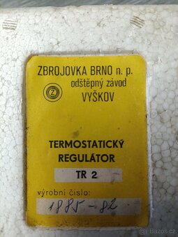 Termostatický regulátor TR2 Zbrojovka Brno NOVÝ 2ks - 3