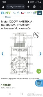 Motor do vysavače - 3