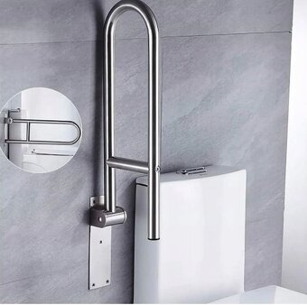 Sklopné madlo do koupelny a WC - 60 cm - 3