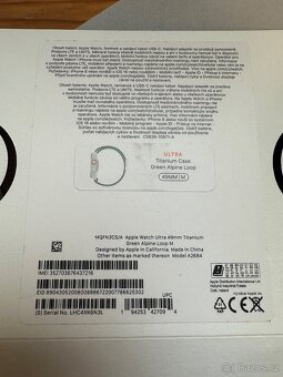 Prodám hodinky Apple Watch Ultra - 3