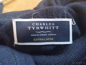 Svetr/rolák Charles Tyrwhitt 100% Merino Wool - 3