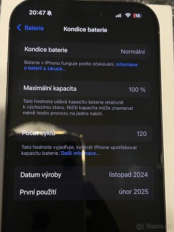 Prodám Apple IPhone 16 Pro 128GB Přirodní Titan - 3