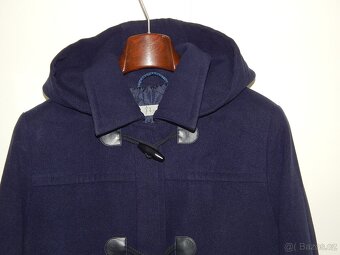Pánský vlněný kabát s odepínací kapucí zn. Leara Fashion, ve - 3