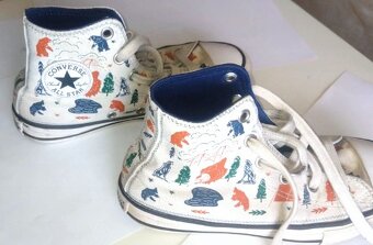 Tenisky kotníkové  33 Converse plátěnky lesní zvířata - 3