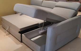 Rozkládací sedací souprava , mozna i doprava - 3
