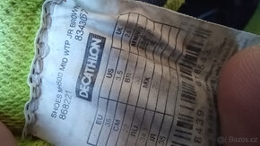 Dětské turistické boty vel.35 s membránou / MH500 MID WTP JR - 3