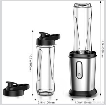 500W mixér smoothie maker - 3