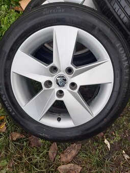 Alu kola 5x112 originál Škoda Octavia III 205/55 R16 - 3