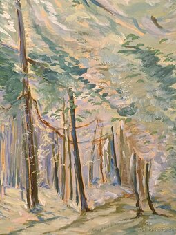 Obraz Šumava, olejomalba 85x64 - 3