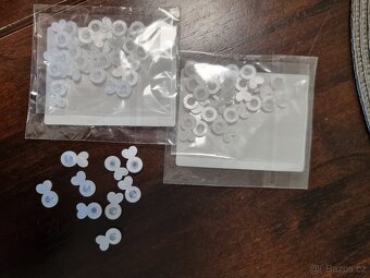 Silikonové podpěry pro těžké náušnice - 25 ks - 3