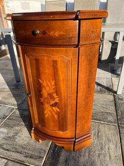 Rohová komoda s intarzií - AKCE doprava - 3