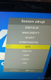 LCD TV 18.5" (š 46cm) s DVD Technika - 3