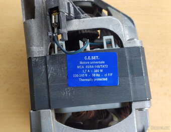 Komutátorový elektromotor / motor z automatické pračky - 3