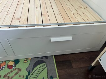 Rozkládací postel ikea brimnes 80x200 az 160x200 - 3