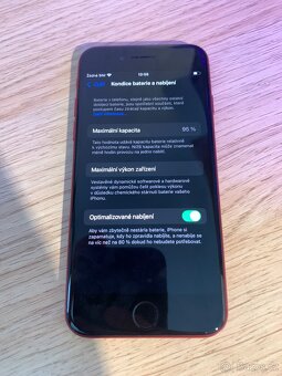 Prodám iPhone SE 2022 (3. generace), 128 GB, 5G – červený - 3