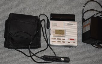 MINIDISC minidisk recorder SONY MZ-R90,DO,přísluš.,adapter - 3
