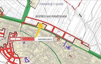 Prodej stavebního pozemku v k.ú. Bystřice nad Pernštejnem - 3