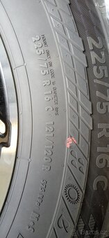 Prodám alu kola s pneu na FIAT Ducato - 3