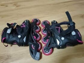 Dětské in-line brusle zn. Firefly,vel. 29-32 včetně chráničů - 3