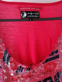 top Pepe Jeans, flitrový, vel. S/M - 3