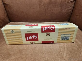 Retro kartón cigaret ŽLUTÉ START, kolek 50 Kč - 3
