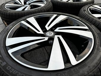 Originál alu kola VW T-Cross 5x100 R18 leto zánovn - 3