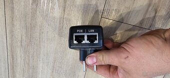 MHPower Gigabitový napájecí POE adaptér 24V 1A 24W přímo do - 3