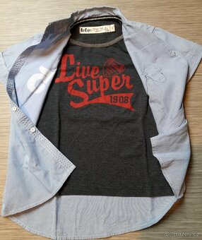 4 ks košile set Lee Cooper, H&M, Cherokee, Rebel - 3