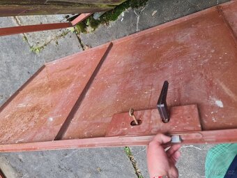 2x kovové protipožární dveře - 3