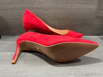 Nové červené lodičky vel 37 - 3
