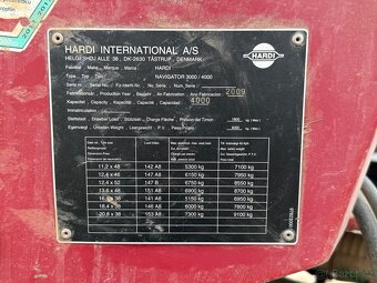 Postřikovač Hardi Navigator 4000 - 3