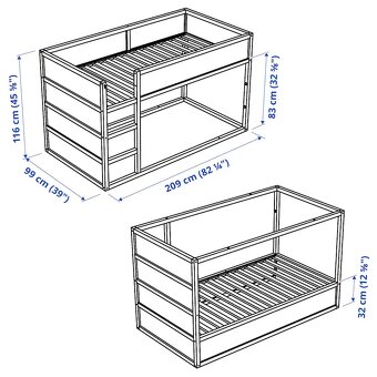 Ikea postel 2x - 3