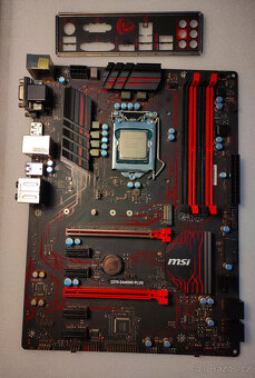 Základní deska MSI Z270 GAMING PLUS – Intel Z270 + procesor - 3