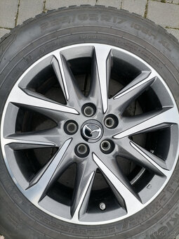 Mazda CX-5 alu kola jako nový225/65R17 7,5Jx17H2 114,3zimníP - 3