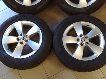 alu kola skoda 5x112 r17 original škoda kodiaq 215/65/17 - 3
