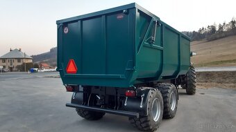 Traktorový návěs,Vlek za Traktor, Přívěs, Vlečka, 16t - 3