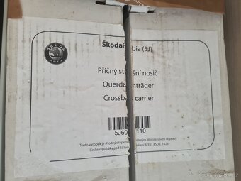 NOVÉ - Střešní nosiče Fabia 2 Hatchback ORIG Škoda - 3