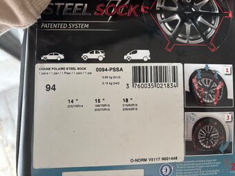 Sněhové řetězy Polair steel sock - 3