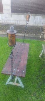 Petrolejove lampy, mosazné - 3