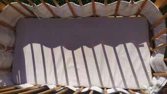 Dětská dřevěná postýlka 100 x 50 cm - minipostýlka - 3