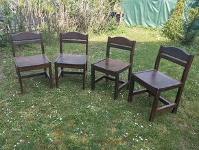 Čtyři dřevěné židle - 3