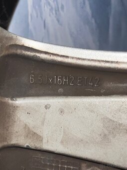 Originál alu Škoda 16” 5x100 - 3