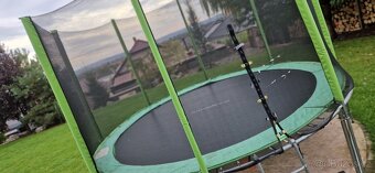 Trampolína 366cm se sítí a žebříkem / TOP stav - 3