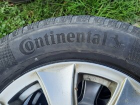 Prodám 4kola / zimni obuti pneumatiky Continental 195/65 R15 - 3
