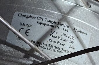 Motor 500W pro snadnou rychlou přestavbu na elektrokolo - 3