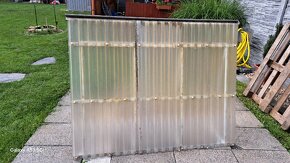 Vchodova striska s okapem 163x131cm- praskla krytina - 3