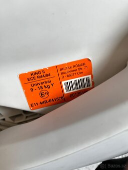 Kvalitní autosedačka Britax Römer King ll - 3