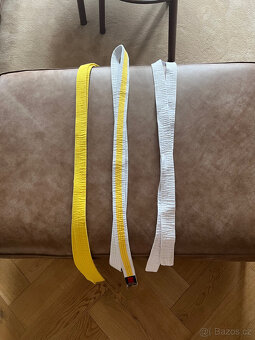 Dětské JUDO kimono vel. 120 + bílý, žlutobílý a žlutý pásek - 3