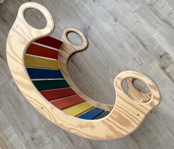 Dřevěná montessori houpačka - 3